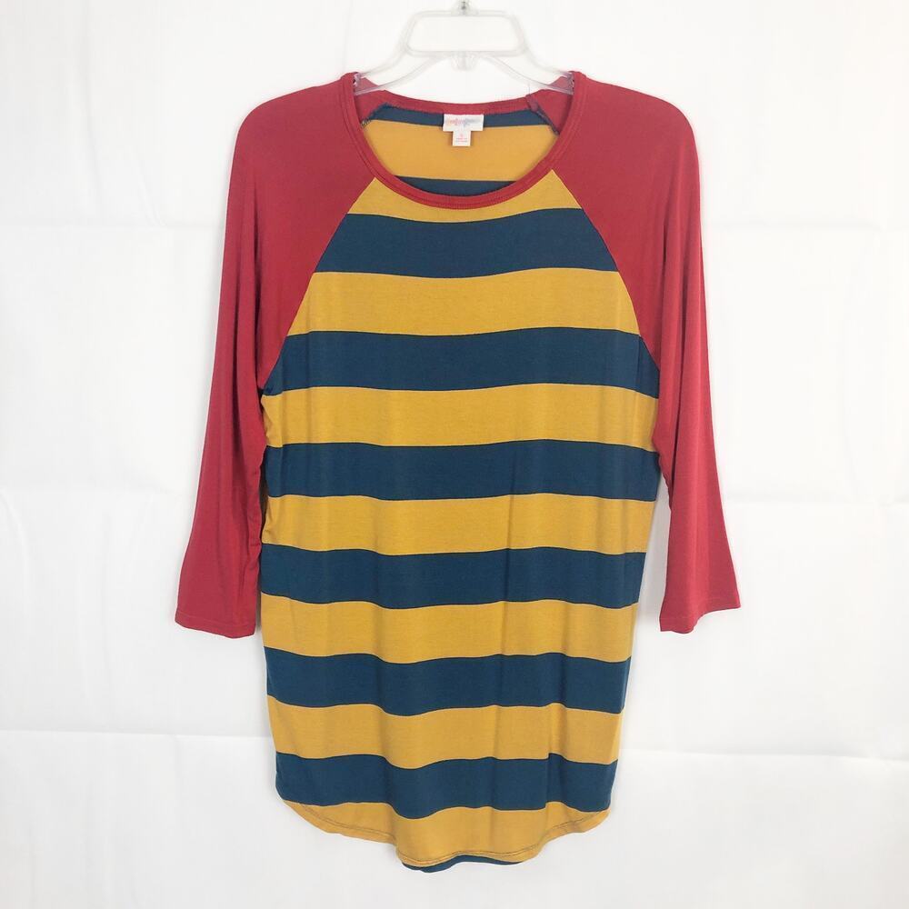LuLaRoe Striped Long Top Size S Casual Loungewear